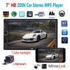 2 Din 7 inch Car Radio Autoradio Universal Car Multimedia MP5 Player HD Bluetooth Usb Flash Drive Phone Interconnect MP3 Player Radio Without camera