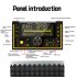 2 Din Car Radio Dual USB Charging Car Charger Mp3 Player Support Tf Card USB Disk Aux Input with Remote Control Black