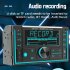 2 Din Car Radio Dual USB Charging Car Charger Mp3 Player Support Tf Card USB Disk Aux Input with Remote Control Black