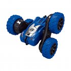 2 In-1 2.4G RC Car Double Sided Rolling Electric Tank Car Rechargeable Remote Control Stunt Vehicle Toys