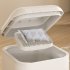 2 In 1 Automatic Food And Water Dispenser Gravity Water Bowl Automatic Pet Feeder And Water Dispenser Set For All Sizes Pets Cats Dogs boxed White