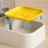 2 In 1 Automatic Food And Water Dispenser Gravity Water Bowl Automatic Pet Feeder And Water Dispenser Set For All Sizes Pets Cats Dogs boxed White