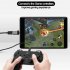 2 In 1 Earphone  Charging  Cable  Converter  Usb 3 5 To Type C Otg Adapter  Compatible For Macbookpro Xiaomi Huawei Type c black