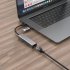 2 In 1 Ethernet Adapter USB To 1000 100Mbps Network Adapter RJ45 Wired LAN Adapter For Laptop PC 1000Mbps Silver