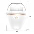 2 In 1 Facial Cleansing Brush Electric Multifunctional Facial Cleanser Portable Waterproof Facial Cleansing Massager White