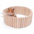 2 In 1 Hamster Wooden Ladder Bridge Exercise Play Chewing Toys Cage Decor Natural Landscaping Supplies Width 8Cm total length 20CM