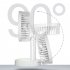 2 In 1 Hand Fan 1800mAh USB Rechargeable Small Pocket Fan Portable Handheld Mini Fan For Outdoor Travel Two in one handheld