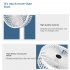 2 In 1 Hand Fan 1800mAh USB Rechargeable Small Pocket Fan Portable Handheld Mini Fan For Outdoor Travel Two in one handheld