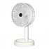 2 In 1 Hand Fan 1800mAh USB Rechargeable Small Pocket Fan Portable Handheld Mini Fan For Outdoor Travel Two in one handheld