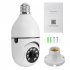 2 In 1 Home Wifi Camera Light Bulb 360 Degree Ip66 Waterproof Wireless Two Way Voice Intercom Security Camera White English