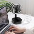 2 In 1 Mini Cooling Fan With Led Light Portable Foldable Adjustable Height Angle Usb Rechargeable Air Cooler Fan pink