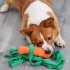 2 In 1 Pet Dog Puzzle Toys Bite resistant Tear resistant Carrot Shape Hide Seek Toy For Small Medium Dogs orange