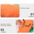 2 In 1 Pet Dog Puzzle Toys Bite resistant Tear resistant Carrot Shape Hide Seek Toy For Small Medium Dogs orange