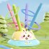 2 In 1 Skipping Rope Ring Toss Game Machine Multifunctional Cartoon Toys Indoor Outdoor Game For Kids Gifts yellow