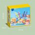 2 In 1 Skipping Rope Ring Toss Game Machine Multifunctional Cartoon Toys Indoor Outdoor Game For Kids Gifts pink