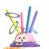 2 In 1 Skipping Rope Ring Toss Game Machine Multifunctional Cartoon Toys Indoor Outdoor Game For Kids Gifts pink