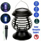 2 In 1 Solar Powered Lights With Handle Multifunctional Portable Outdoor 2 Modes Non-toxic Lamp black