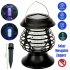 2 In 1 Solar Powered Lights With Handle Multifunctional Portable Outdoor 2 Modes Non toxic Lamp black