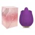 2 In 1 Women Rose Vibrator Sex Toys 9 Vibration Modes Clitoris Sucker Stimulator Tongue Masturbator Sex Toy purple