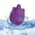 2 In 1 Women Rose Vibrator Sex Toys 9 Vibration Modes Clitoris Sucker Stimulator Tongue Masturbator Sex Toy purple