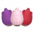 2 In 1 Women Rose Vibrator Sex Toys 9 Vibration Modes Clitoris Sucker Stimulator Tongue Masturbator Sex Toy purple