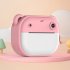 2 Inch Kids Camera 1080P Video Recorder Portable Digital Camera Toy Photo Instant Printing Mini Toddler Camera Blue