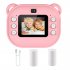 2 Inch Kids Camera 1080P Video Recorder Portable Digital Camera Toy Photo Instant Printing Mini Toddler Camera Blue