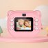 2 Inch Kids Camera 1080P Video Recorder Portable Digital Camera Toy Photo Instant Printing Mini Toddler Camera Blue