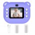 2 Inch Kids Camera 1080P Video Recorder Portable Digital Camera Toy Photo Instant Printing Mini Toddler Camera Blue