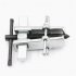 2 Jaw Gear Pullers  Chromium Vanadium Steel Adjustable Clamping Bearing Puller  Pump Wall Pulley Remover For Automotive Flywheel  Motorcycle Wheel 65mm 2 jaw pu