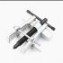 2 Jaw Gear Pullers  Chromium Vanadium Steel Adjustable Clamping Bearing Puller  Pump Wall Pulley Remover For Automotive Flywheel  Motorcycle Wheel 65mm 2 jaw pu