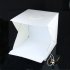 2 LED Folding Lightbox Photography Photo Studio Softbox Adjustable Brightness Light Box For DSLR Camera Dual LED
