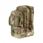 2 Layer Pouch Waist Pack Bag Fanny Pack Pocket CP camouflage 17 5x10x8 5cm
