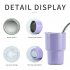 2 Oz Mini Tumbler Shot Glass With Straw And Lid Stainless Steel Double Wall Insulated Vacuum Cups Shot Glass Tumblers For Cocktail Coffee Whiskey Beer light blu