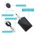 2 Pack Badge Holders Set PU Leather Vertical ID Badge Card Holder With Lanyard Retractable Badge Reel ID Card Holder For Nurse Teacher Office as picture show