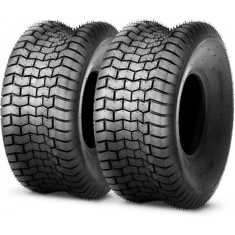2 Pack Lawn & Garden Tire + 4PR Golf Cart Tires + 15*6-6