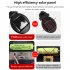 2 Pack Solar 3 head Flowers Light Outdoor IP65 Waterproof 2 Modes 3 in 1 Flowers Solar Powered Lights For Garden Yard Decor Colorful light