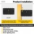 2 Pack Solar Up Down Wall Lights Outdoor Sconce IP65 Waterproof Solar Fence Light For Home Garden Porch Decoration warm light 10LED
