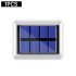 2 Pack Solar Wall Lights 4LED Up Down Solar Sconce IP65 Waterproof Outdoor Fence Solar Lamp For Garden Porch Decoration warm light