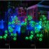 2 Packs Halloween Scary Eyeball Solar Stake Lights Outdoor Weatherproof Garden Stake Lights Halloween Decorations For 8 10 Hours 8 led