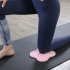2 Packs Yoga Knee Pad Cushion Extra Thick PU Pilates Kneeling Pad For Kneeling Pad Elbows Wrist Hands Head Pink  pair 