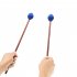 2 Pair Marimba Mallets Yarn Head and Rubber Mallets Drumsticks for Percussion Bell Glockenspiel Marimba Musical Instruments  Blue   black