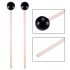 2 Pair Marimba Mallets Yarn Head and Rubber Mallets Drumsticks for Percussion Bell Glockenspiel Marimba Musical Instruments  Blue   black