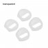 2 Pair Silicone Case Cover Earbud Anti Slip Earphone Tips for Apple AirPods Earpods Transparent