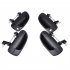 2 Pairs Outside Door Handle Front Rear Left Right for Hyundai Accent  black