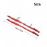 2 Pcs Adjustable Synthetic Leather Accordion Shoulder Straps Belt for 60 120 Bass Accordions red