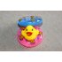 2 Pcs Baby Bath Toy Inflatable Swim Ring Toy Plastic Mini Swim Circle Gift for Kids  Pink   Blue  Multicolor