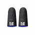 2 Pcs Finger Sleeve Non slip Breathable Game Controller Thumb Sleeves Sensitive Touch screen Gaming Gloves black pair