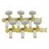 2 Pcs Knob String Tuning Pegs Key wheel Chord button Knobs for Acoustic Guitar  Gold