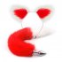 2 Pcs Set Anal Beads Tail Anal Butt Plug Sex Products For Adults Erotic Toys For Woman Gay Men Anus Dilator Intimate Goods White tail tip
